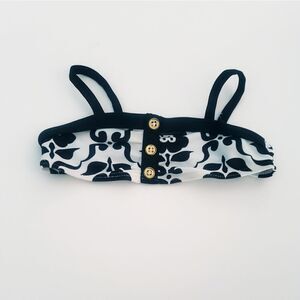 NWOT Old Navy Bikini Top Black nbn Floral